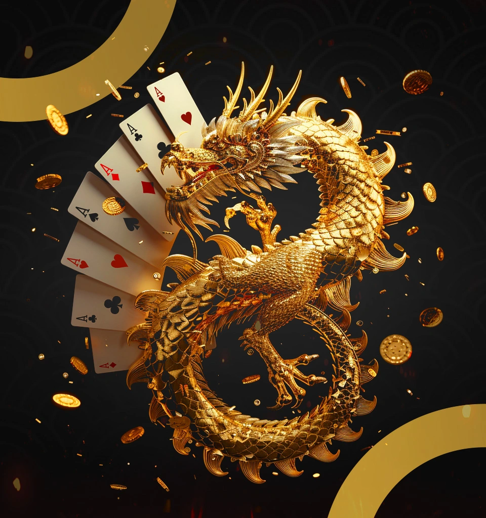 dragon with Card